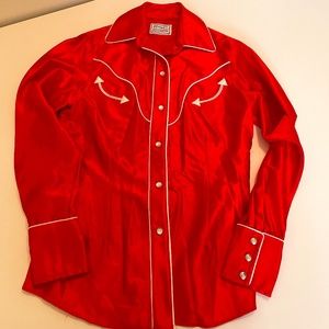 Womens H BAR C California Ranchwear vintage western shirt xs